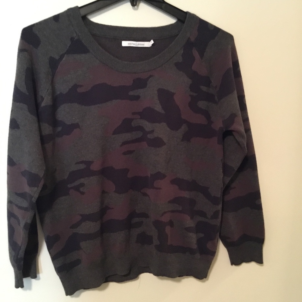Women's Plus Camouflage Sweatshirt